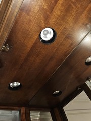 Illuminated Mirror Back Curio Cabinet with Glass Doors and Shelves and Led Light
