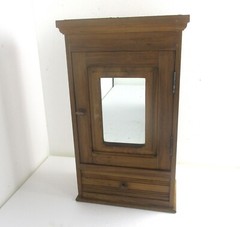 Large Apothecary Bathroom Medicine Kitchen Cabinet Wood Barn Farmhouse Style
