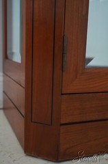 68263: STICKLEY Cherry 21st Century Collection Curio Display Cabinet