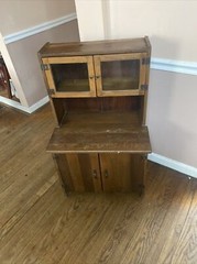 Very Nice Antique Child’s Stepback Kitchen Cupboard