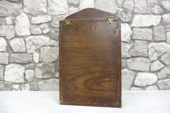 Antique small Key Cabinet Wall Cabinet Bathroom Cabinet oak wood 1920s