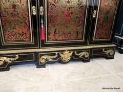 Impressive french credenza Louis IV in marquetry Boulle 19th Napoléon III period