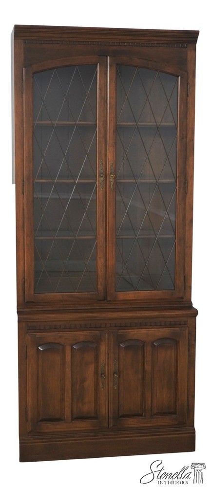 73473: ETHAN ALLEN Maple 2 Door China Cabinet