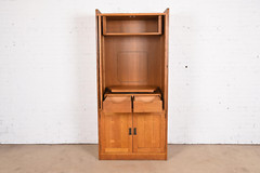 Stickley Mission Oak Arts & Crafts Media Armoire Cabinet