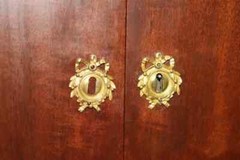 19th Century French Louis XVI Style Cabinet Signed Linke with Ormolu Mounts