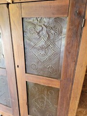 Antique Pie Safe, 1800’s, 4 punch tin panels.