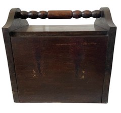 Antique English Oak Coal Bin or Kindling Storage