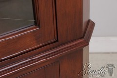 73418: HENKEL HARRIS Large Cherry Corner China Cabinet