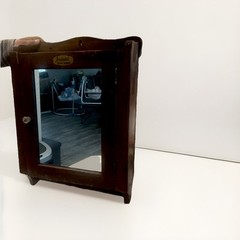 Antique Friedel Towel Supply Cabinet (Medicine Cabinet)