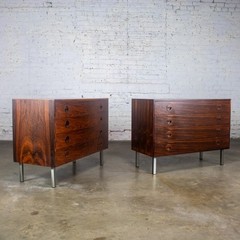 Scandinavian Mod Rosewood Cabinets Rud Thygesen & Johnny Sorensen for HG a Pair