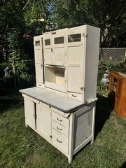 Antique Hooser Style Cabinet Kitchen Cabinet 48”x69”x26” Local Pick Up