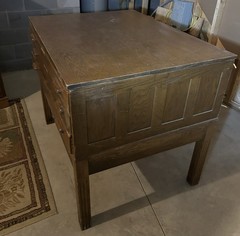 Antique Oak Architects flat file, Flat file, Map flat file