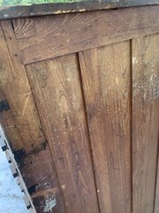 Antique The Tubs MFG Company Ludington, MI Oak Cabinet