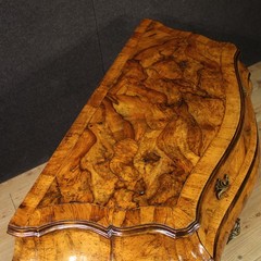 Venetian commode furniture wood 3 drawers antique style dresser 20th century