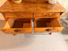 Antique Baker’s Cabinet Cupboard Possum Belly Primitive