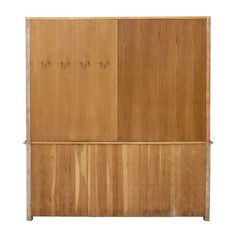 ENGLISH MADE SOLID OAK HOUSEKEEPERS CUPBOARD