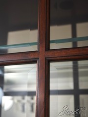 73203: HENREDON Large Sliding Glass Door Breakfront