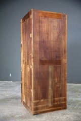 Antique apothecary Map Cabinet Flat File Wood drawer Brass Pulls industrial VTG