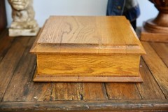 Antique apothecary specimen cabinet hardware parts bin wood drawer dental VTG