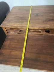Antique Cadillac Cabinet Co. Desk – Mission Style Solid Oak- Early 1900s Detroit
