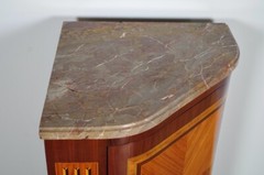 Louis XVI Rosewood Inlaid Corner, 18th Century Era
