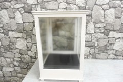 Mid Century wooden Showcase Cabinet Small Cabinet Bathroom Cabinet Shabby chic