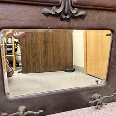 Rare 1880s-early 1900s Antique Mirror 30.5” H X 36.5” W X 4” D *See Description