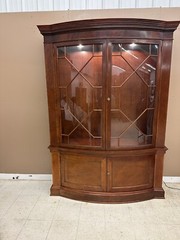 Baker Bowfront China Cabinet