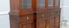 70401: HENKEL HARRIS Cherry Large China Cabinet Breakfront