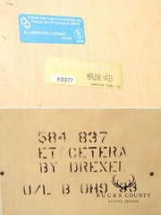 Drexel ‘Et Cetera’ Chinoiserie Decorated Breakfront China Cabinet