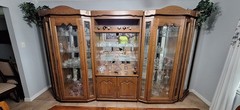 Shrunk/China Cabinet 4 sections 17′ long 7′ tall 17″ depth