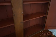 72231: SIMMS and THAYER Vintage Pine Linen Press Rustic Cupboard Cabinet