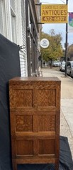 Beautiful Antique Paneled Oak File Cabinet Globe Sectional Stacking Cabinet 51″H