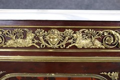 Rare Signed Millet Vernis Martin Paint Decorated French Louis XVI Corner Cabinet