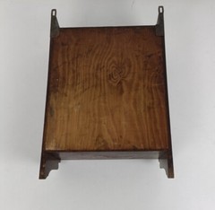 Medicine Cabinet Apothecary Kitchen Bathroom wood Oval Beveled glass mirror Gorg