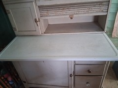 Vintage Farmhouse Hoosier Cabinet with Flour Sifter