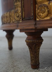 L65314: JOHN WIDDICOMB Neoclassical Ebonized Top Commode Cabinet
