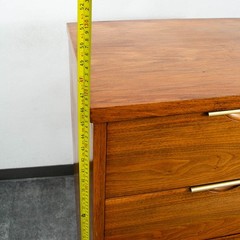 Mid Century Modern Dresser Highboy Kent Coffey Tableau 5 Drawer Walnut Vintage
