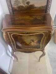 19th Century Vernis Martin Style Painted Cabinet