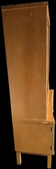 Stanley blonde atomic mcm buffet and China cabinet set