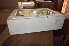 Shabby Chic Primitive Painted Wood Wall Medicine Cabinet Cupboard Mirror Door