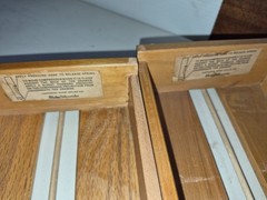 Vintage Globe Wernicke Oak 4 Drawer Card Catalog File All Dovetailed Quality