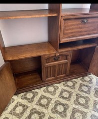 antique hutch cabinet