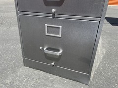 Vintage McDowell And Craig Industrial Metal File Cabinet
