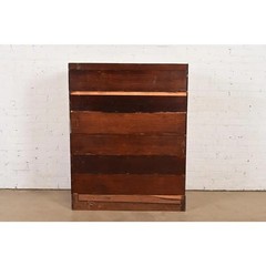 Antique Mission Oak Arts & Crafts Card Catalog or File Cabinet, Circa 1900