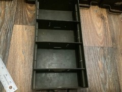 Antique wood 5 Green drawer Cabinet tool file box Vintage 18’’ tall 12’’ depth