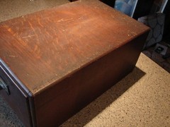 Antique Single Drawer Quarter Sawn Oak Library File Cabinet Dovetailed Quality