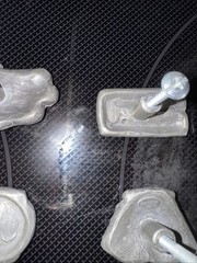Maugenest Clothing metal drawer pulls decorative – RARE – set of 10