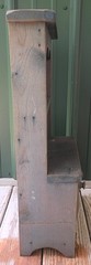VtgWallShelfCupboardPaintedWoodDoorsFolkArtPrimitiveRetroGrannyCottageCore60s80s