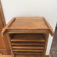 Rare Hamilton Mfg Co Letter Board Typesetter Cabinet Two Rivers WI c. 1893-1917